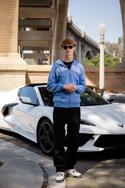 World Vision "True Blue" Zip-Up Hoodie