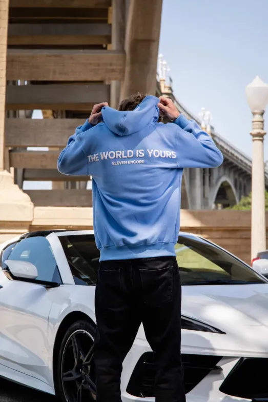 World Vision "True Blue" Zip-Up Hoodie