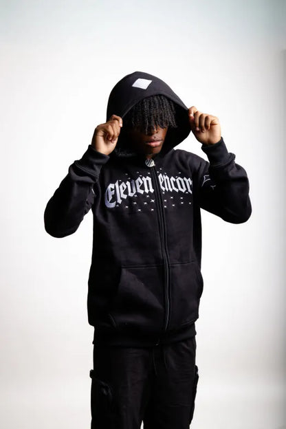 World Vision "Raven Black" Zip-Up Hoodie