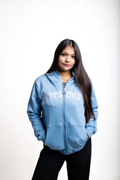 World Vision "True Blue" Zip-Up Hoodie