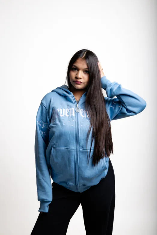 World Vision "True Blue" Zip-Up Hoodie