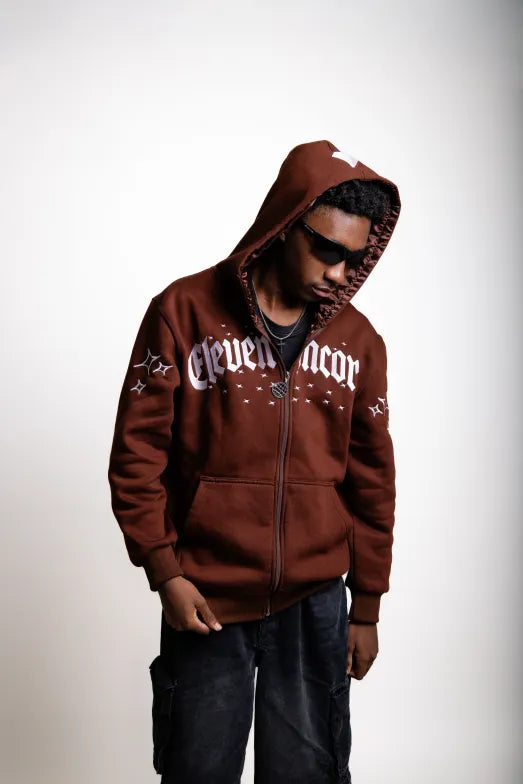 World Vision "Ash Brown" Zip-Up Hoodie