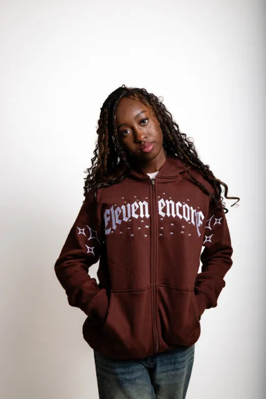 World Vision "Ash Brown" Zip-Up Hoodie