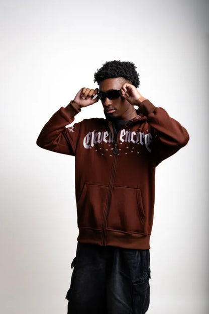 World Vision "Ash Brown" Zip-Up Hoodie