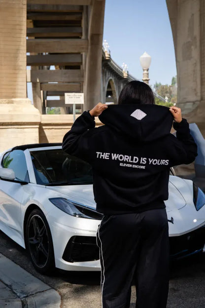 World Vision "Raven Black" Zip-Up Hoodie