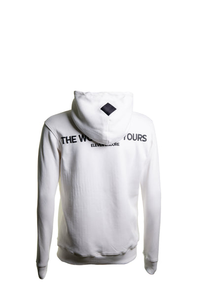World Vision "Frost White" Zip-Up Hoodie